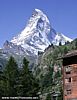 Matterhorn from Zermatt (summer) - 73�KB