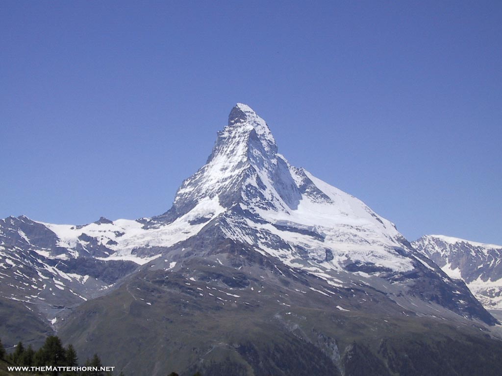 The Matterhorn in summer