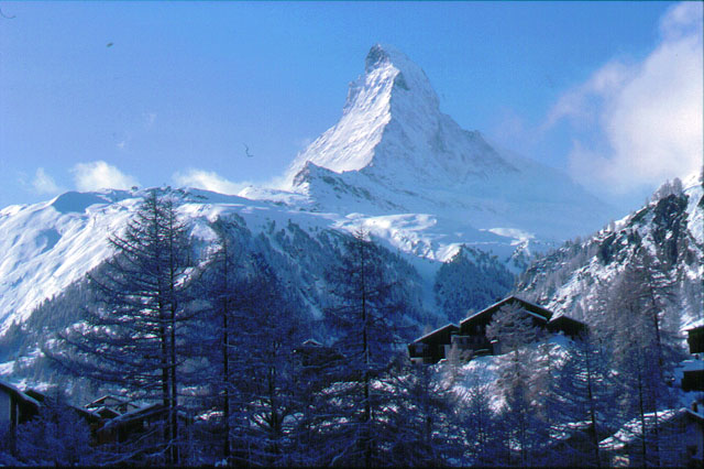 Matterhorn Blick aus der Jugi