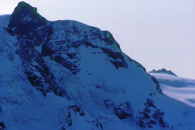 Close up of Klein Matterhorn