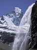 A magic waterfall under the North Face of the Matterhorn - 111 KB